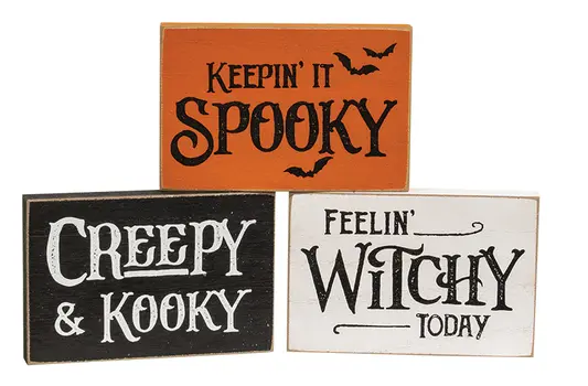 Creepy & Kooky Block, 3 Asstd. 37931