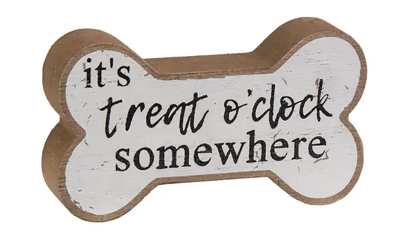 I Chews You Dog Bone Block, 3 Asstd.