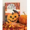Weathered Wood Happy Haunting Jack & Crow Sign