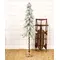 Snowy Bristle Pine & Boughs Tree w/Burlap Base, 56", SH262508