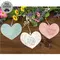 Wildflower Friendship Wooden Heart Ornament - 3 Asstd., 39045