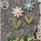 Distressed Wood Daisy Magnet - 2 Asstd., 39115