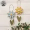 Distressed Wood Daisy Hanger - 2 Asstd., 39155