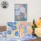 Blue Floral 4.5in x 6in. Blocks 3 Asstd., 397174