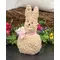 Stuffed Sherpa Bunny Sitter - 9.5"H, CW5006