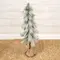 Snowy Bristle Pine & Boughs Tree W/Burlap Base, 34", SHN262506