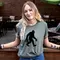 Sasquatch Beer T-Shirt - Heather Military Green, L199