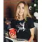 Run Run Rudolph T-Shirt, Black,   L211