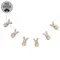 Fuzzy Tail Bunny Garland - 57", SA112621