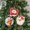 Nostalgic Christmas Friends Wooden Jingle Ornament - 3 Asstd.