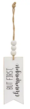 Beaded Script Wine Tag, 4 Asstd. 36866;