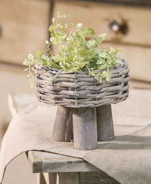 Willow Basket Planter, Small 