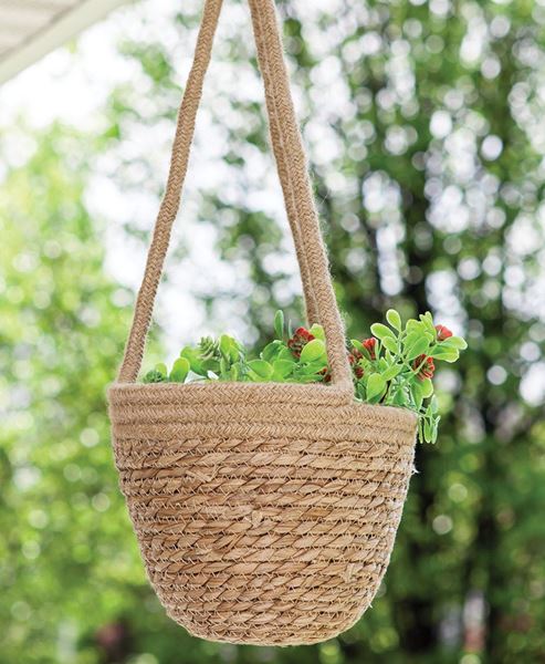 Picture of Jute Hanging Flower Pot Holder, Small