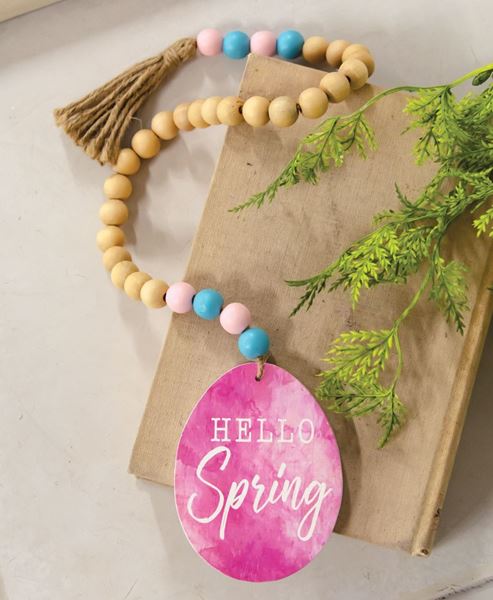 Picture of Hello Spring Egg Bead Garland