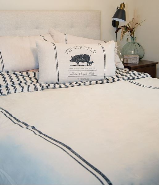 Picture of Farmhouse Stripe Duvet Cover, King