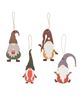 Picture of Wooden Winter Gnome Ornaments, 4/Set