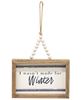 Picture of All I Want For Christmas Beaded Mini Pinstripe Sign, 3 Asstd.