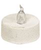 Picture of White Textured Mini Timer Tealight