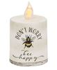 Picture of Don't Worry Bee Happy Timer Pillar