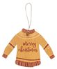 Picture of Christmas Sweater Wooden Ornaments, 3/Set