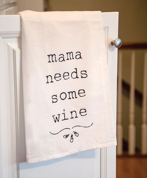 Picture of Mama Needs Some Wine Dish Towel