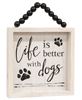 Picture of Life Is Better With Pets Beaded Sign, 2 Asstd.