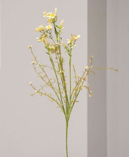 Picture of Wispy Spring Buds Spray, Cream