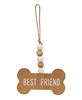 Picture of Dog Mom Beaded Bone Ornament, 3 Asstd.