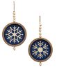 Picture of Snowflake Beaded Round Hanger, 2 Asstd.