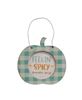 Picture of Fall Is Proof Plaid Pumpkin Hanger, 3 Asstd.