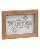 Picture of Time To Get Cozy Framed Snowflake Sign