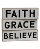 Picture of Faith, Grace, Believe Skinny Block, 3 Asstd.