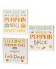 Picture of Pumpkin Spice Everything Square Block, 3 Asstd.