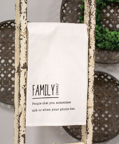 Picture of Family Definition Dish Towel