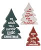 Picture of Holly Jolly Chunky Wooden Trees, 3/Set