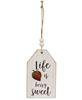 Picture of Summer Fruit Distressed Wooden Tag Ornaments,  3/Set