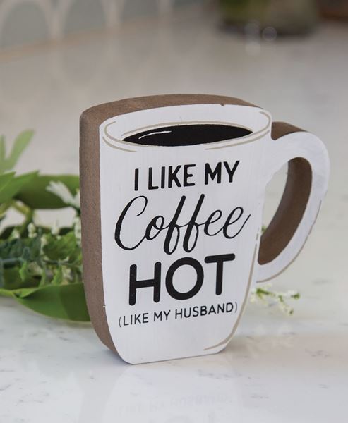 Picture of I Like My Coffee Hot Chunky Coffee Cup Sitter