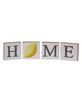 Picture of Lemon "Home" Blocks, 4/Set