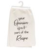 Picture of Your Opinion Dish Towel