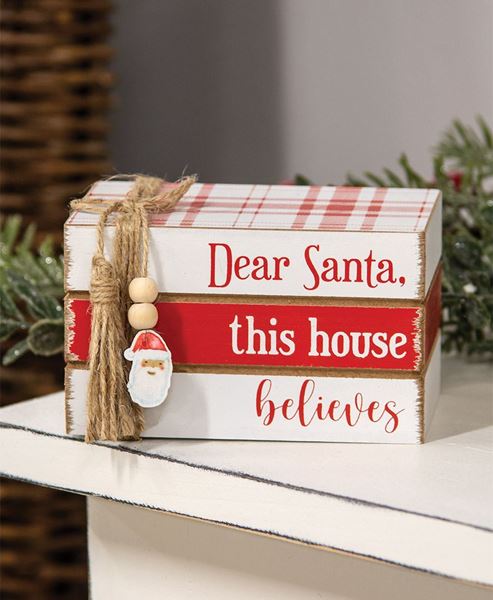 Picture of This House Believes Mini Wooden Book Stack