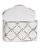 Picture of Whitewashed Fleur De Lis Galvanized Mail Bin