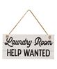 Picture of Help Wanted Laundry Room Shiplap Sign