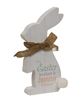 Picture of Easter Wishes/Bunny Kisses Wooden Bunny Sitter, 2 Asstd.