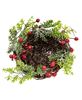 Picture of Snowy Pine & Red Berry Bird Nest