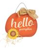 Picture of Hello Pumpkin Sign w/Sunflower