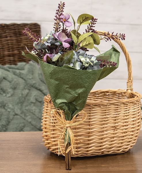 Picture of Hydrangea & Pine Cone Bouquet, 15"