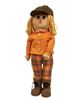 Picture of Cozy Standing Raggedy Scarecrow Boy or Girl, 2 Asstd.