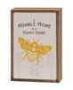 Picture of A Humble Home Is A Happy Home Mini Box Sign