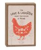 Picture of Love & Laughter Home Mini Box Sign