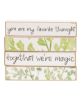 Picture of Together We're Magic Floral Tiny Mini Sticks, 4/Set